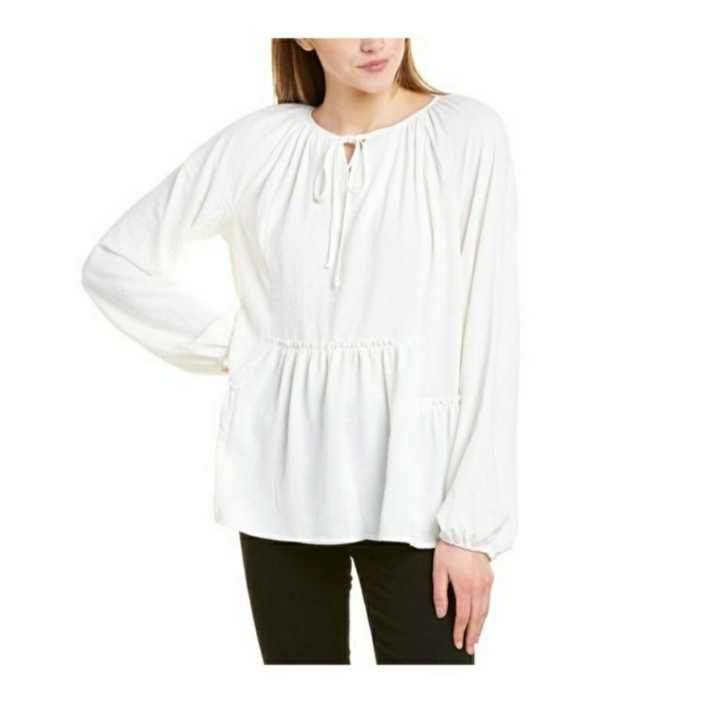 Adyson Parker balloom sleeve peasant top